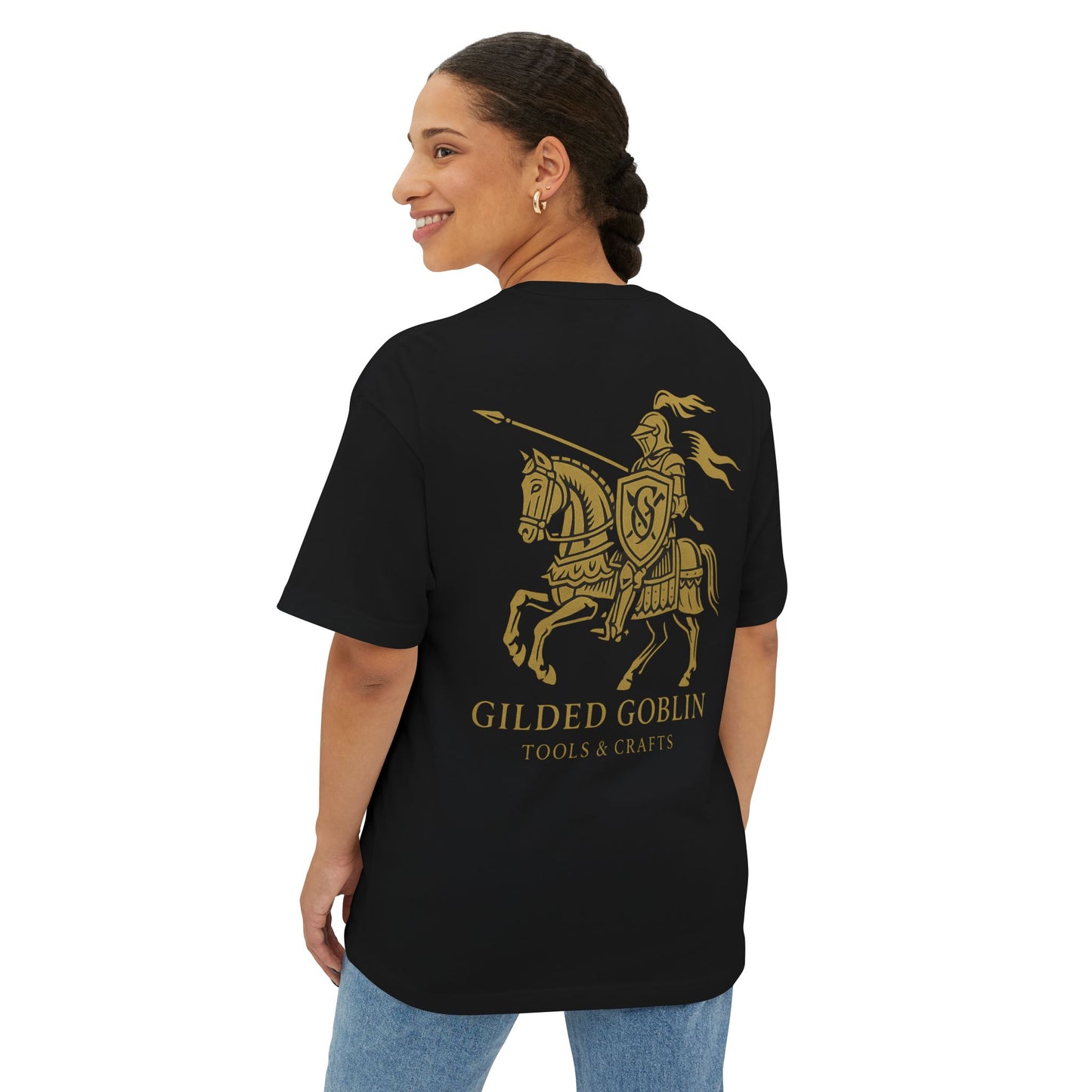 Gilded Goblin Oversized Tee – Fantasy Streetwear for Painters & Adventurers