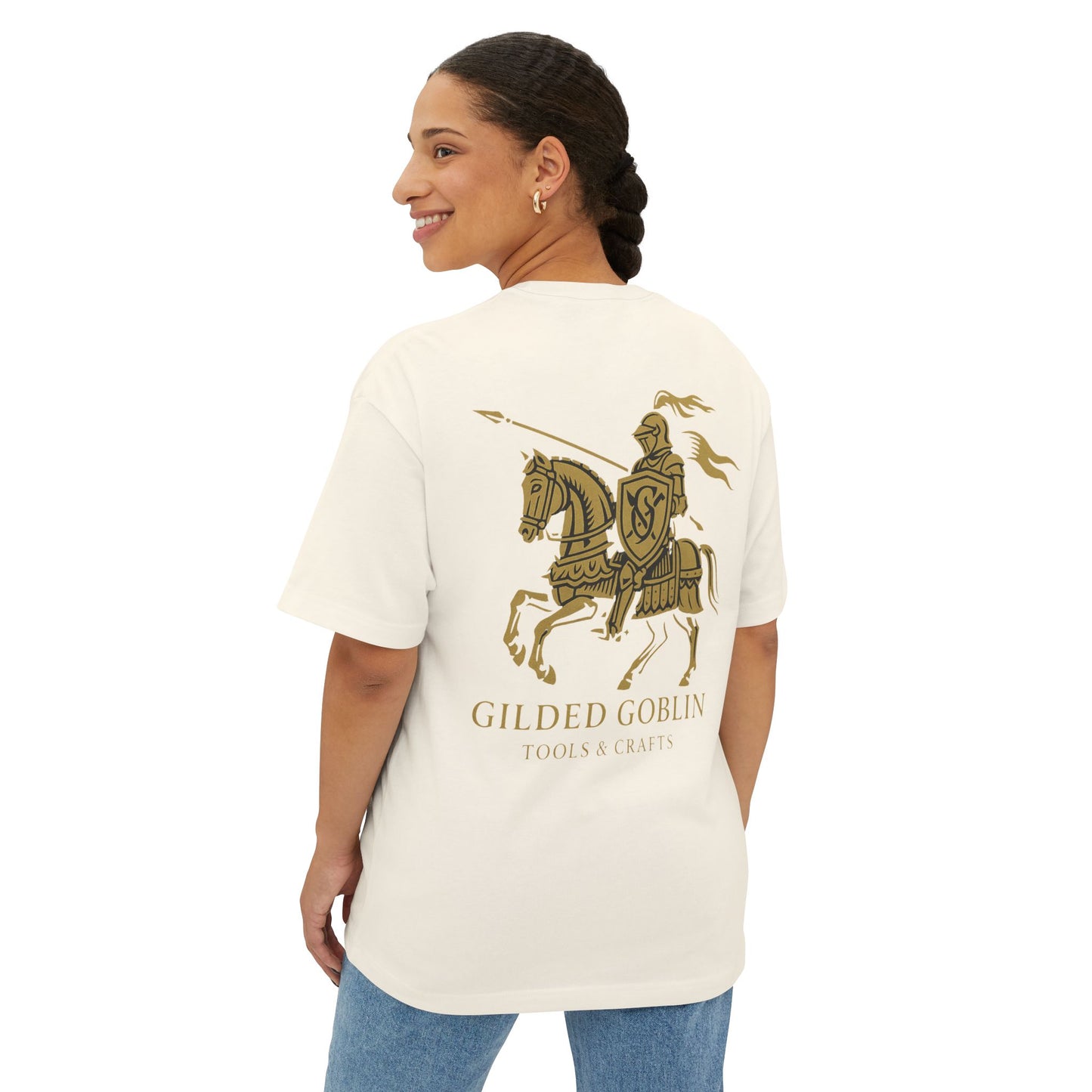 Gilded Goblin Oversized Tee – Fantasy Streetwear for Painters & Adventurers