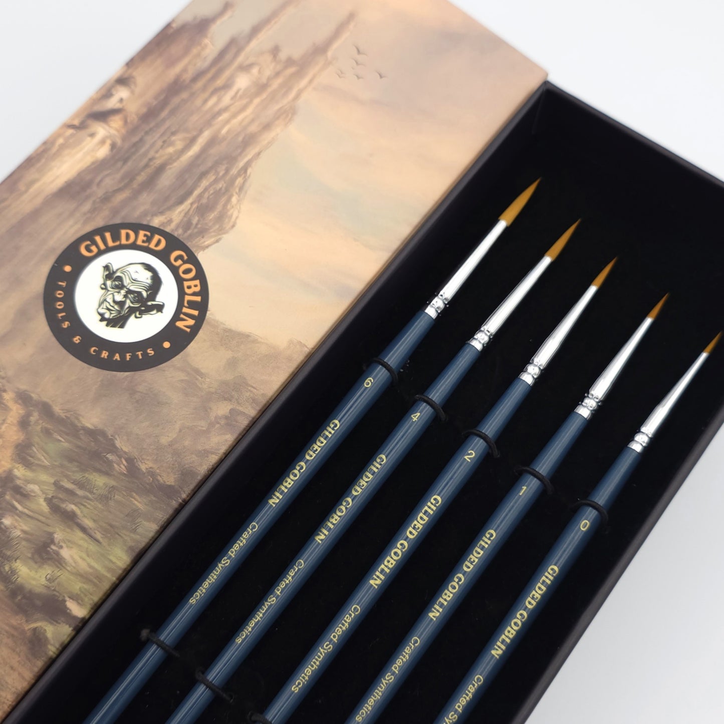 Ebonflame Crafted Synthetic Brush Set