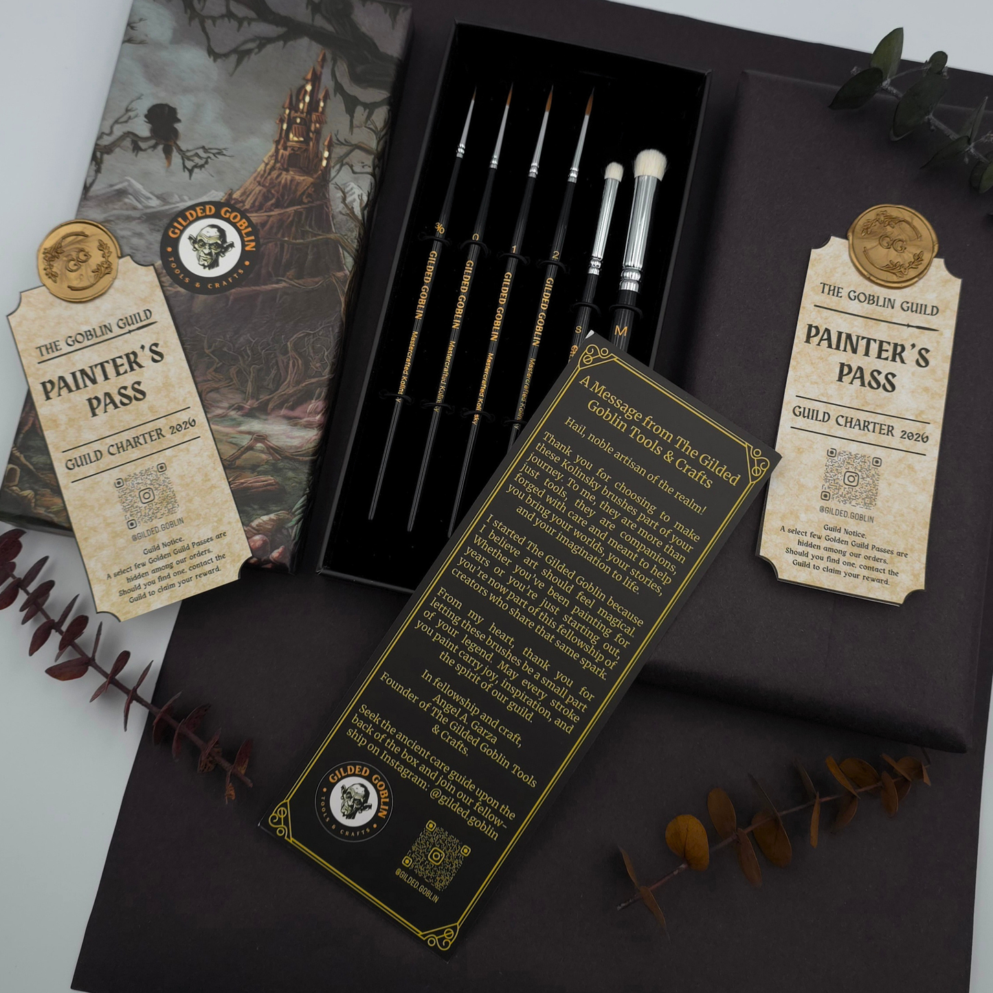 Eldritch Kolinsky Paint Brush Set